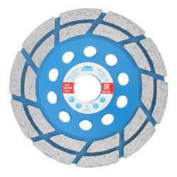 Чашка алмазная зачистная, 125 мм, двухрядная Барс 72961 - фото 787524