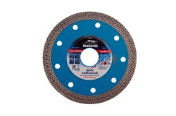 Диск алмазный, сплошной 115 х 22.2 мм, тонкий, сухая/мокрая резка Барс 73091 - фото 787563