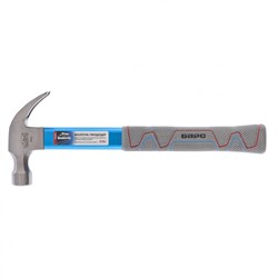 Молоток-гвоздодер 370 г, фибергласовая обрезиненная рукоятка, алюминиевая защита Барс 10455 - фото 787712