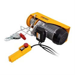 Тельфер электрический TF-1200,1.2 т, 1800 Вт, высота 12 м, 8 м/мин Denzel 52018 - фото 788197