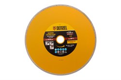 Диск алмазный, отрезной сплошной, 230 х 22.2 мм, мокрая резка Denzel 73132 - фото 788808