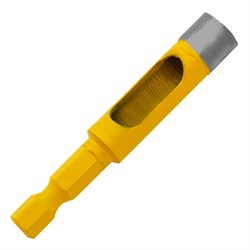 Сверло алмазное по керамограниту, 10 х 35 мм, шестигранный хвостовик Denzel 726747 - фото 788925