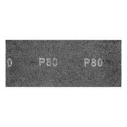 Сетка абразивная, P 80, 115 х 280 мм, 5 шт Denzel 75169 - фото 788983