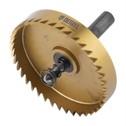 Коронка по металлу HSS, 70 мм, нитридтитановое покрытие Denzel 724123 - фото 789404