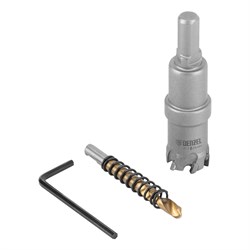 Коронка по металлу твердосплавная, 21 мм Denzel 724003 - фото 789427