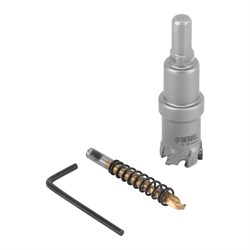 Коронка по металлу твердосплавная, 22 мм Denzel 724004 - фото 789436