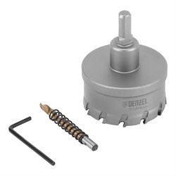 Коронка по металлу твердосплавная, 64 мм Denzel 724018 - фото 789536