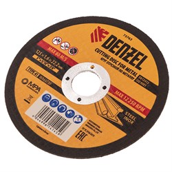 Круг отрезной по металлу, 125 х 1.6 х 22.2 мм Denzel 73763 - фото 789600