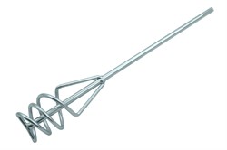 Миксер для песчано-гравийных смесей, 60 х 400 мм, оцинкованный, хвостовик SDS Plus Denzel 848257 - фото 789721