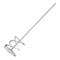 Миксер для красок и штукатурных смесей, 100 х 600 мм, оцинкованный, шестигранный хвостовик 10мм Denzel 848457 - фото 789757