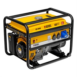 Генератор бензиновый GE 8900, 8.5 кВт, 220 В/50 Гц, 25 л, ручной старт Denzel 94639 - фото 790064