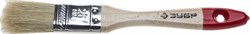 ЗУБР  УНИВЕРСАЛ 25 мм, 1 светлая натуральная щетина, деревянная ручка, Плоская кисть, СТАНДАРТ (4-01001-025) - фото 79080