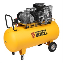 Компрессор воздушный BCI3000-T/200, ременный привод , 3.0 кВт, 200 литров, 530 л/мин Denzel 58119 - фото 790820