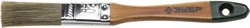 ЗУБР  Лазурь 20 мм, 3/4 светлая смешанная щетина, деревянная ручка, Плоская кисть, МАСТЕР (4-01009-020) - фото 79107