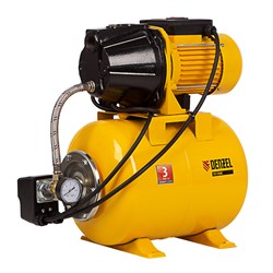Насосная станция PS1100С, 1100 Вт, 4500 л/ч, ресивер 24 л, подъем 46 м, чугун Denzel 97215 - фото 791332