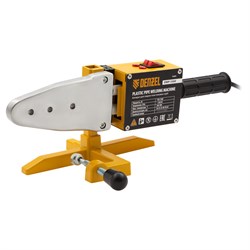 Аппарат для сварки пластиковых труб DWP-1500, 1500 Вт, 260-300 град, комплект насадок, 20-63 мм Denzel 94205 - фото 791519