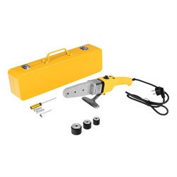 Аппарат для сварки пластиковых труб DWP-800, Х-Pro, 800 Вт, 300 град, комплект насадок, 20-32 мм Denzel 94207 - фото 791535