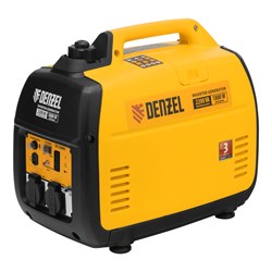 Генератор инверторный GT-2200iS, 2.2 кВт, 230 В, бак 4 л, закрытый корпус, ручной старт Denzel 94702 - фото 792057