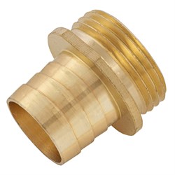 Штуцер для шланга 1" с наружной резьбой G1" Denzel 97271 - фото 792462