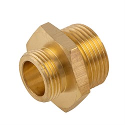 Переходник с наружной резьбой G3/4"-G1" Denzel 97273 - фото 792467