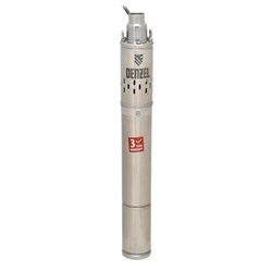 Скважинный насос DWS-3-75, винтовой, диаметр 3", 500 Вт, 1600 л/ч, напор 75 м Denzel 97250 - фото 792520
