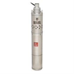 Скважинный насос DWS-4-100, винтовой, диаметр 4", 800 Вт, 1700 л/ч, напор 100 м Denzel 97252 - фото 792532