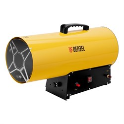 Газовая тепловая пушка GHG-50, 50 кВт, 1400 м3/ч, пропан-бутан Denzel 96480 - фото 793422