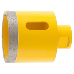 Сверло алмазное по керамограниту, 60 мм, мокрая резка, М14 Denzel 72691 - фото 793771