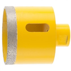 Сверло алмазное по керамограниту, 68 мм, мокрая резка, М14 Denzel 72693 - фото 793775