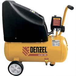 Безмасляный воздушный компрессор Denzel LC 24-195 58072 - фото 794603