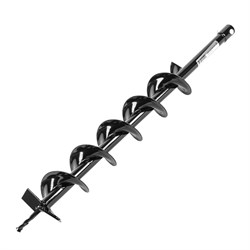 Шнек для грунта E-100, диаметр 100 мм, длина 800 мм,соединение 20 мм, несъемный нож Denzel 56022 - фото 794835