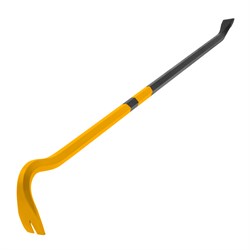 Лом-гвоздодер, 900 мм, шестигранный 19 мм, окрашенный, сталь 65 Denzel 25204 - фото 795434