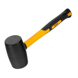 Киянка резиновая, 24 oz, черная резина, фибергласовая рукоятка Denzel 7711193 - фото 795750