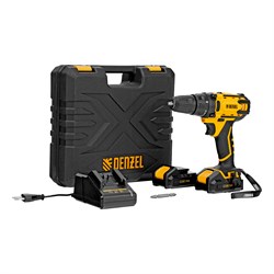 Дрель-шуруповерт аккумуляторная CDL-12-02BM, Li-Ion, 12 В, 2 акк. Denzel 26105 - фото 796056