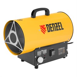 Газовая тепловая пушка GHG-15i, 15 кВт, цифровой термостат, пропан-бутан Denzel 96478 - фото 796398