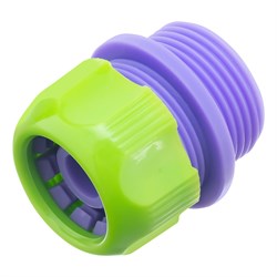 Соединитель пластмассовый, для шланга 1/2, с внешней резьбой 3/4 Palisad 66145 - фото 797558