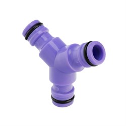 Тройник для разветвления или соединения, штуцерный, пластмассовый Palisad 66468 - фото 797593