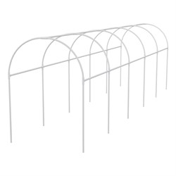 Каркас парника пластиковый 500 х 110 х 120 см, дуга D 20 мм, белый Palisad 63902 - фото 797628