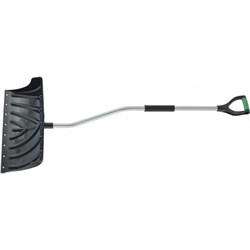 Лопата - движок для уборки снега пластиковая, 615 х 290 х 1520 мм, стальной черенок, Palisad 61569 - фото 797897