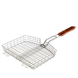 Решетка гриль 305 х 235 х 55 мм, объемная, хромированная Camping Palisad 69559 - фото 799097