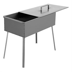 Коптильня двухъярусная 500 x 270 x 175 мм, 0.8 мм, с поддоном, на ножках, Camping Palisad 69527 - фото 799147