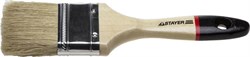 STAYER  UNIVERSAL-EURO 63 мм, 2 5" светлая натуральная щетина, деревянная ручка, Плоская кисть (0102-063) - фото 79941