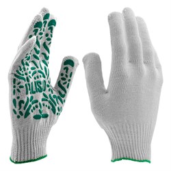 Перчатки садовые х/б, ПВХ покрытие, "Летний сад", 10 класс Palisad 67771 - фото 799556