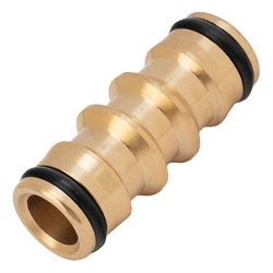 Переходник-Соединитель латунный, штуцерный Palisad 66565 - фото 800303