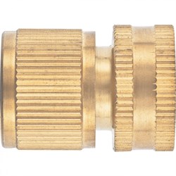 Соединитель латунный, быстросъемный, внутренняя резьба 1/2, аквастоп Palisad 66269 - фото 800347