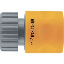 Соединитель пластмассовый, быстросъемный, внутренняя резьба 3/4, аквастоп, однокомпонентный Palisad Luxe 66262 - фото 800394