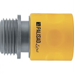 Соединитель пластмассовый, быстросъемный, внешняя резьба 3/4, однокомпонентный Palisad Luxe 66263 - фото 800395