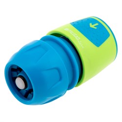 Соединитель быстросъемный для шланга 1/2-3/4, аквастоп, АВС-пластик Palisad Luxe 66267 - фото 800406