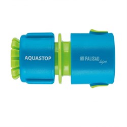 Соединитель пластмассовый, быстросъемный для шланга 1/2, аквастоп, Luxe Palisad 66472 - фото 800415