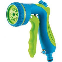 Пистолет-распылитель, 8 режимов полива, курок спереди, регулятор напора, эргономичная рукоятка Palisad Luxe 65180 - фото 801035